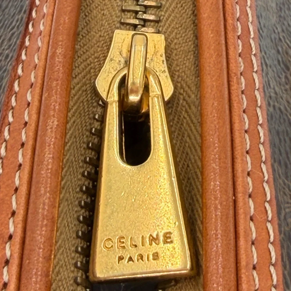 Celine Toiletry Pouch in Macadam Print  in Great Condition - Picture 5 of 16